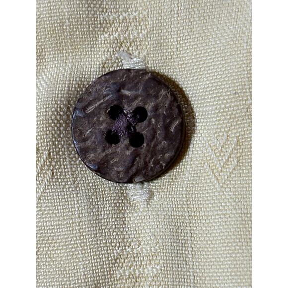 Tommy Bahama Shirt Mens Large Silk Yellow Hawaiian Button Up Short Sleeve - Picture 8 of 9